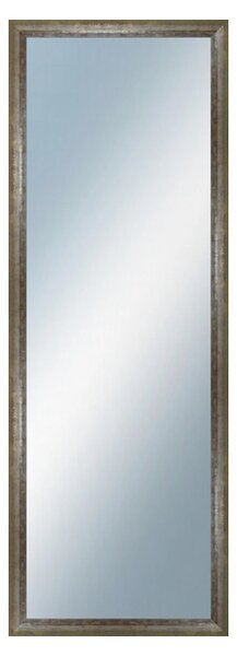 DANTIK - Zrkadlo v rámu, rozmer s rámom 50x140 cm z lišty NEVIS zelená (3054)