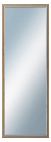DANTIK - Zrkadlo v rámu, rozmer s rámom 50x140 cm z lišty TAIGA béžová (3105)