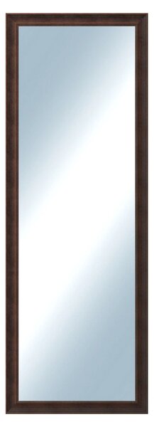 DANTIK - Zrkadlo v rámu, rozmer s rámom 50x140 cm z lišty KOSTELNÍ malá hnedá (3165)