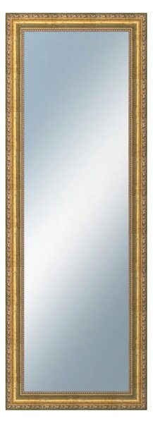 DANTIK - Zrkadlo v rámu, rozmer s rámom 50x140 cm z lišty KLASIK zlatá (2824)