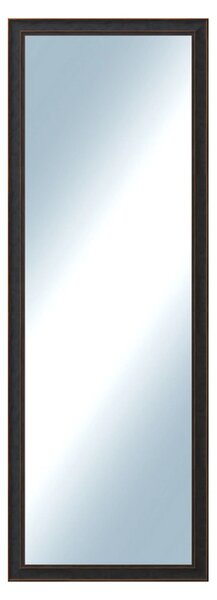 DANTIK - Zrkadlo v rámu, rozmer s rámom 50x140 cm z lišty ANDRÉ veľká čierna (3154)