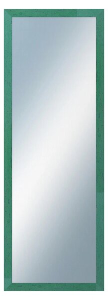 DANTIK - Zrkadlo v rámu, rozmer s rámom 50x140 cm z lišty RETRO zelená (2535)