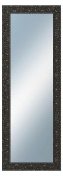 DANTIK - Zrkadlo v rámu, rozmer s rámom 50x140 cm z lišty PRAHA čierna (2753)