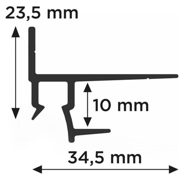 Shadowline Masonry 2,5 m (do podhledu)