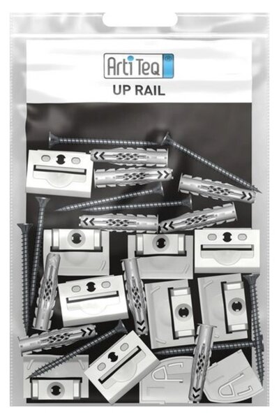 UpRail_bily_instal_set_3m | Instalační set BÍLÝ (UP-Rail)