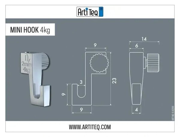 NH4 | háčik minihook