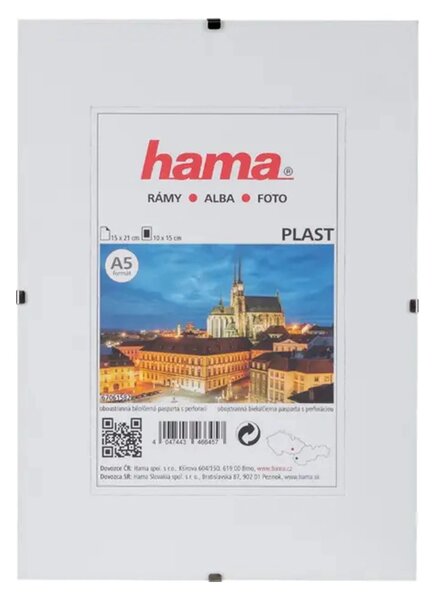 Hama Clip-Fix, plastové sklo, 29,7x42 cm (formát A3)