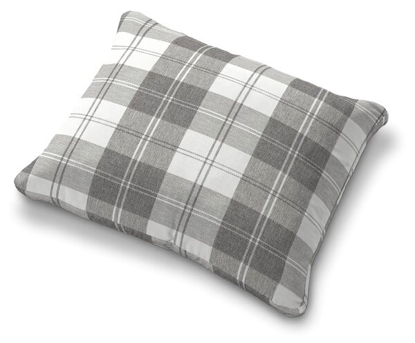 Poťah na vankúš Karlstad 58x48cm farba produktu sivá látka zapletaná, vzorované