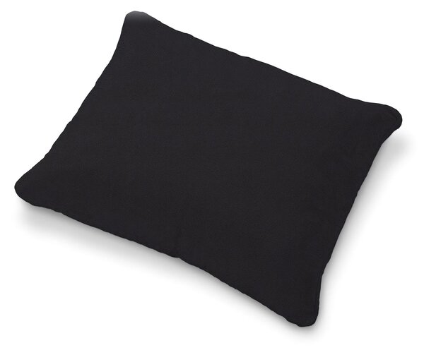 Poťah na vankúš Karlstad 58x48cm farba produktu čierna látka zapletaná