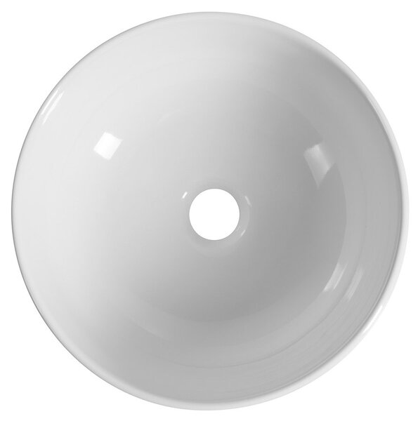 Sapho Sapho, EMMI keramické umývadlo na dosku, priemer 33cm, biela, TU0077