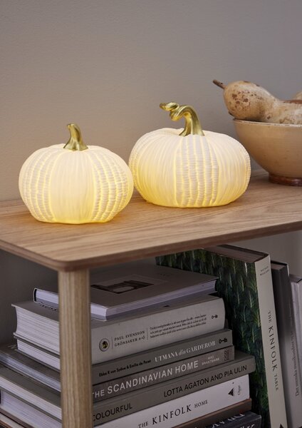 Svítící LED dekorace Pumpkin 15 cm