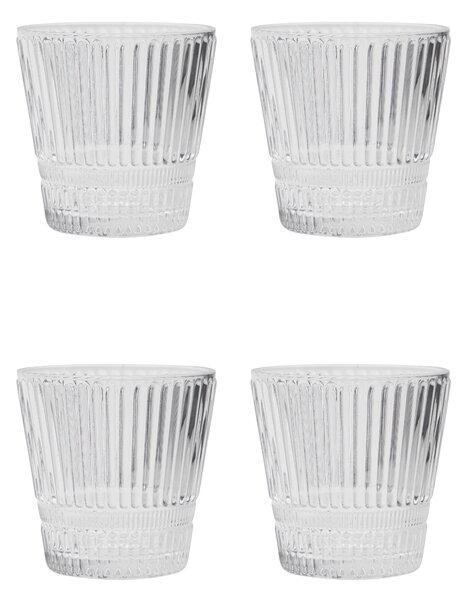 Poháre Slots Clear – set 4 ks
