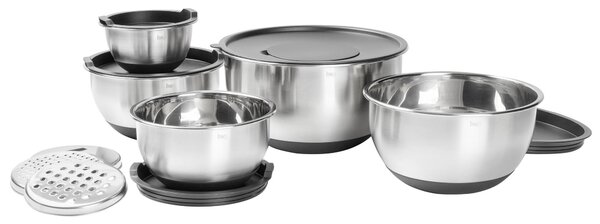 SADA MÍS, kov, plast, 8-dielne Homeware Profession. - Misky & misy