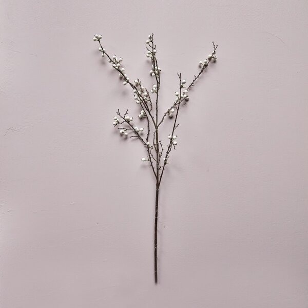 Umelá dekoratívna vetvička Decor White 97 cm