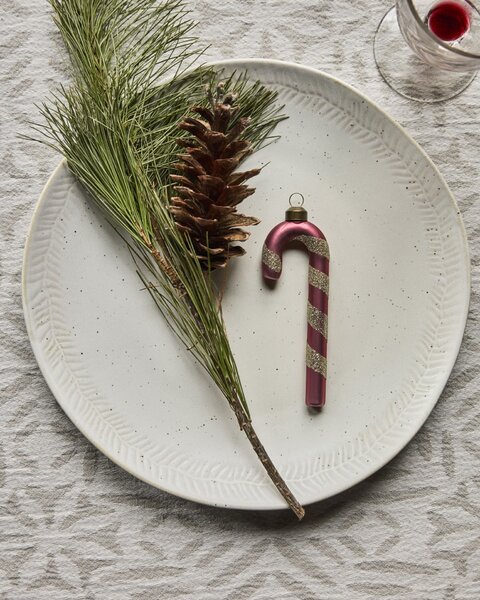 Kameninový tanier Serve Off-white Ø 22,5 cm