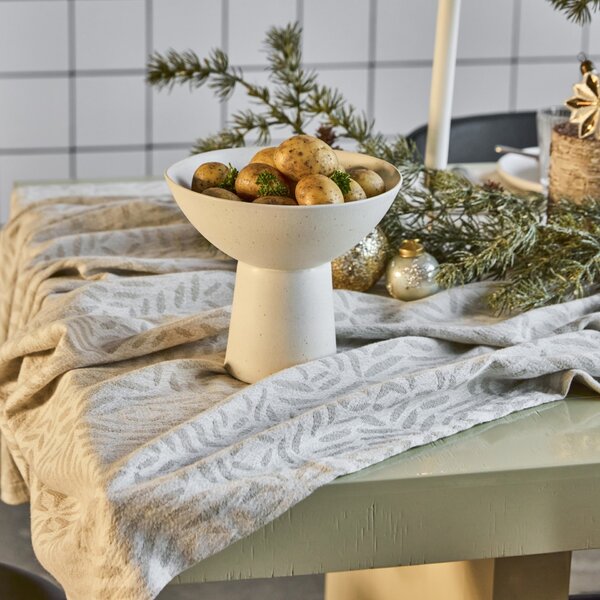 Servírovacia misa na podstavci Off-white
