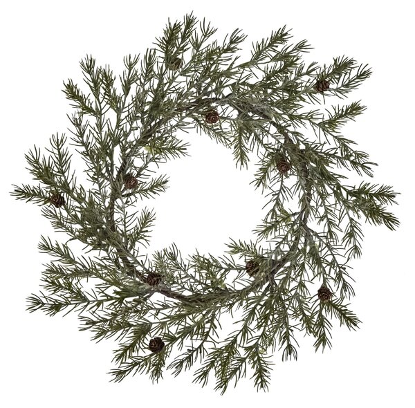 Veniec z umelého ihličia Frost Green Ø 45 cm