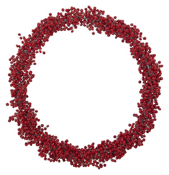 Dekoratívny veniec z korálikov Winter Red Ø 33 cm