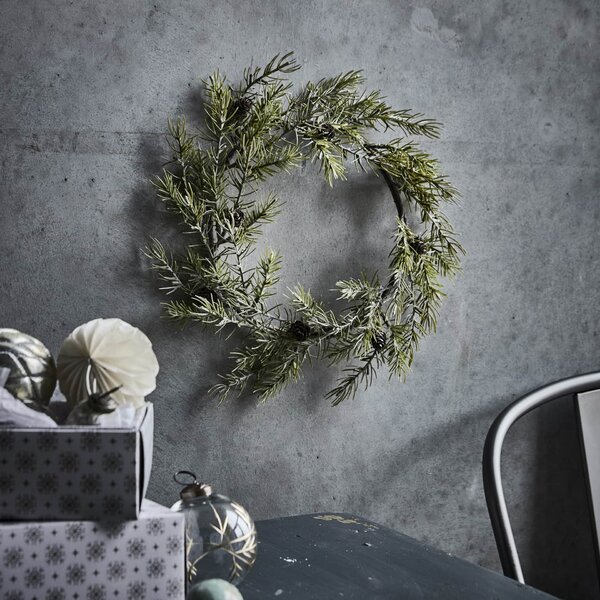 Vianočný veniec z umelého ihličia Frost Green Ø 35 cm