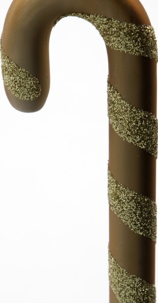 Sklenená vianočná ozdoba Stick Gold – set 4 ks
