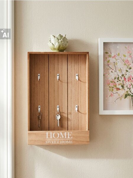 Sinsay - Vešiak na kľúče s nápisom Home Sweet Home - béžová
