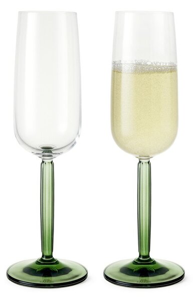 Poháre v súprave 2 ks na sekt 240 ml Hammershøi – Kähler Design