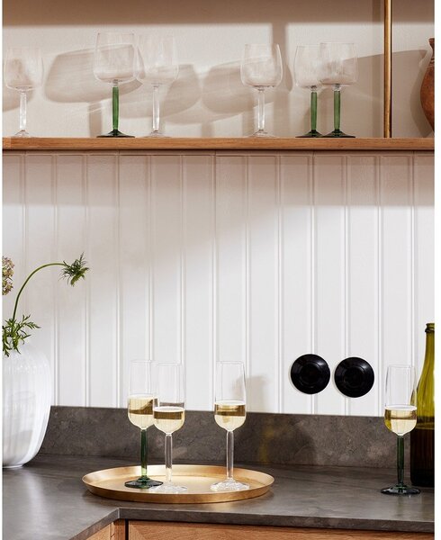 Poháre v súprave 2 ks na sekt 240 ml Hammershøi – Kähler Design