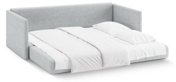 Svetlosivá ženilková rozkladacia pohovka 209 cm Shannon – Cosmopolitan Design