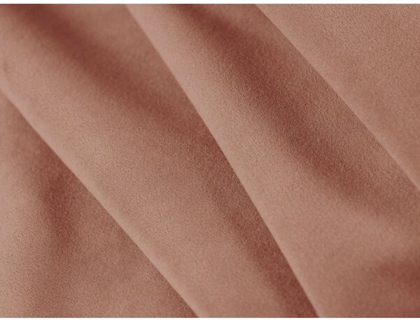 Ružová zamatová rozkladacia pohovka 209 cm Shannon – Cosmopolitan Design
