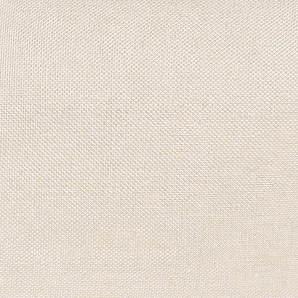 Taburetka krémová biela polyester 50 x 50 x 30 cm bez vzoru štvorcový tvar s odnímateľným poťahom moderný štýl obývačka spálňa