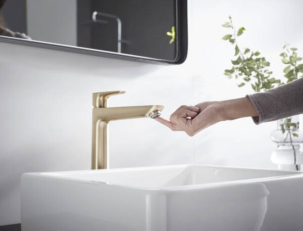 Hansgrohe Talis E - Umývadlová batéria 240 bez odtokovej súpravy, kartáčovaný bronz 71717140