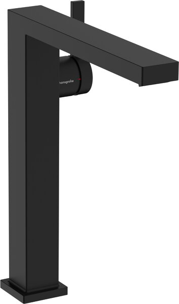 Hansgrohe Tecturis E - Páková umývadlová batéria 240 Fine CoolStart EcoSmart+ s odtokovou garnitúrou Push-Open, čierna matná 73070670