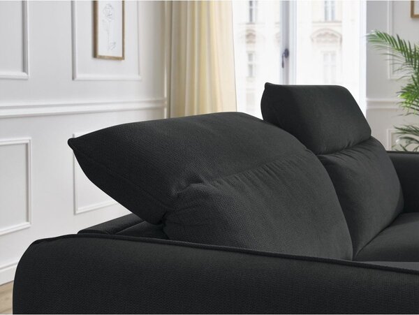 Čierna pohovka 216 cm Achille – Bobochic Paris