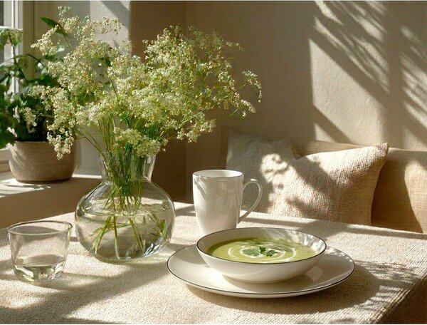 Jedálenská súprava 18 ks z kostného porcelánu Decora – Orion