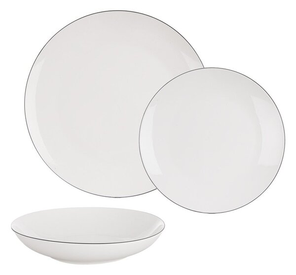 Jedálenská súprava 18 ks z kostného porcelánu Decora – Orion