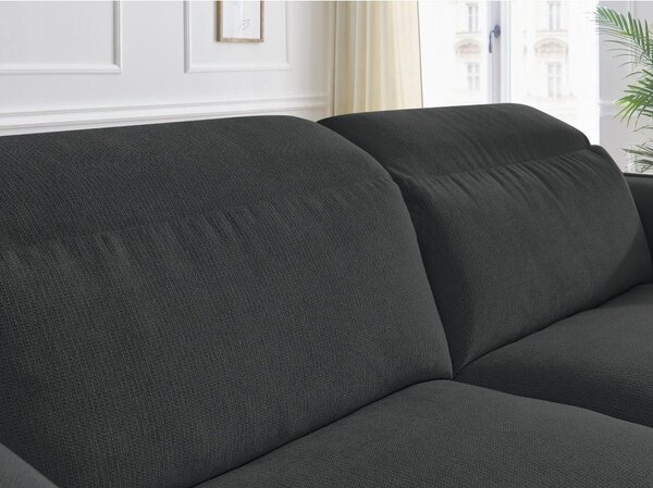 Čierna pohovka 216 cm Achille – Bobochic Paris