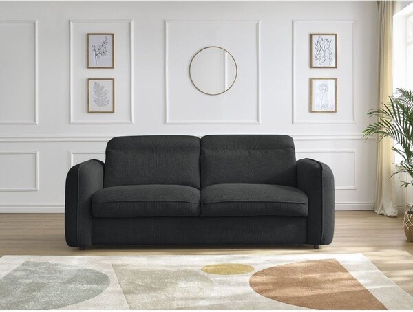 Čierna pohovka 216 cm Achille – Bobochic Paris