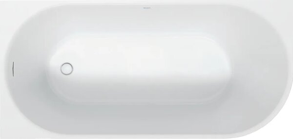 Duravit DuraSenja - Voľne stojaca vaňa 1700x800 mm do ľavého rohu, biela 700580000000000