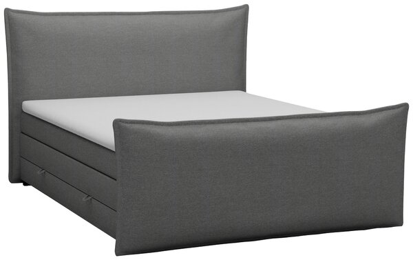 BOXSPRINGOVÁ POSTEĽ, 180/200 cm, strieborná MID.YOU - Online Only spálne, Online Only