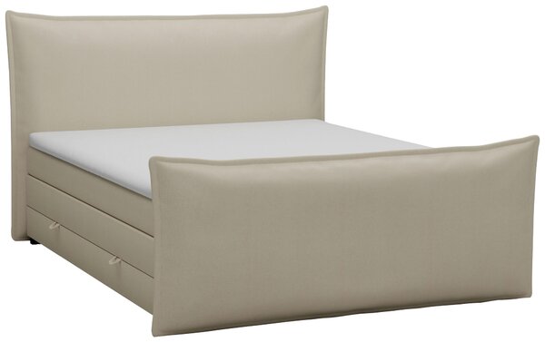 BOXSPRINGOVÁ POSTEĽ, 160/200 cm, béžová MID.YOU - Online Only spálne, Online Only