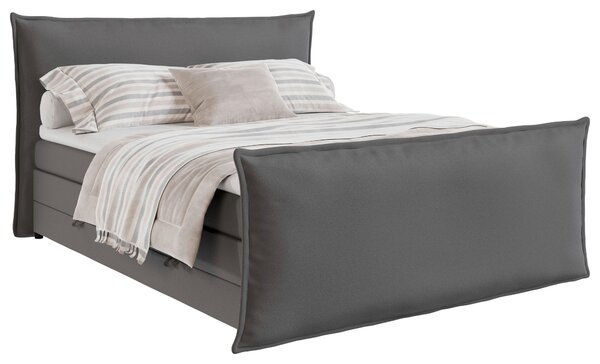 BOXSPRINGOVÁ POSTEĽ, 180/200 cm, strieborná MID.YOU - Online Only spálne, Online Only