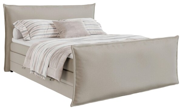BOXSPRINGOVÁ POSTEĽ, 160/200 cm, béžová MID.YOU - Online Only spálne, Online Only