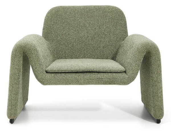 Zelené ženilkové kreslo Melvia – Kave Home