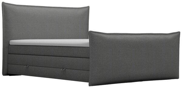 BOXSPRINGOVÁ POSTEĽ, 180/200 cm, strieborná MID.YOU - Online Only spálne, Online Only