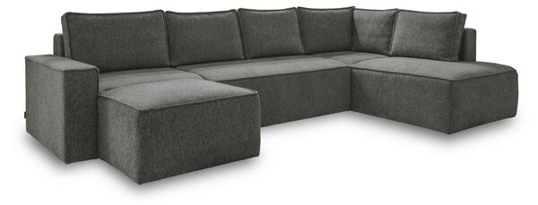 SEDACIA SÚPRAVA, textil, tmavosivá MID.YOU - Sedačky, Online Only