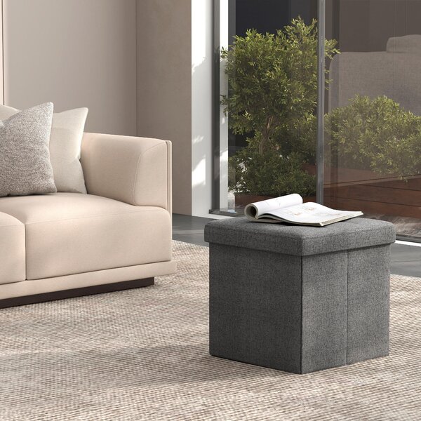ÚLOŽNÝ BOX NA SEDENIE, textil, kompozitné drevo, 30/30/30 cm - Kreslá, Online Only