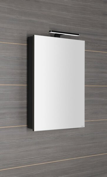 Sapho Sapho, GRETA galérka s LED osvetlením, 50x70x14cm, čierna mat, GR055-0035