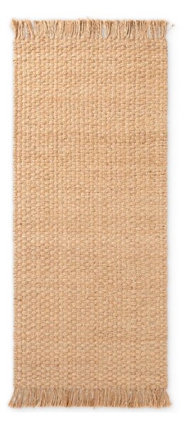 Obojstranný/ručne tkaný jutový behúň v prírodnej farbe 80x200 cm Fjord – Hanse Home