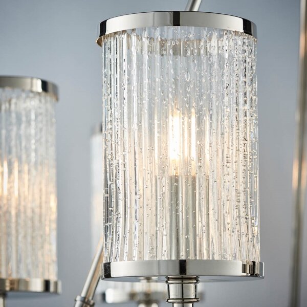 Endon 74128 - Luster na reťazi EASTON 6xE14/6W/230V lesklý chróm