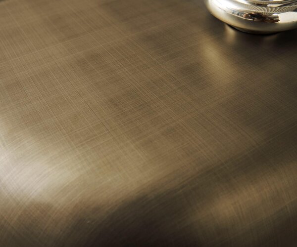 DELIFE Konferenčný stolík Sinor 140x65 cm metalická zlatá